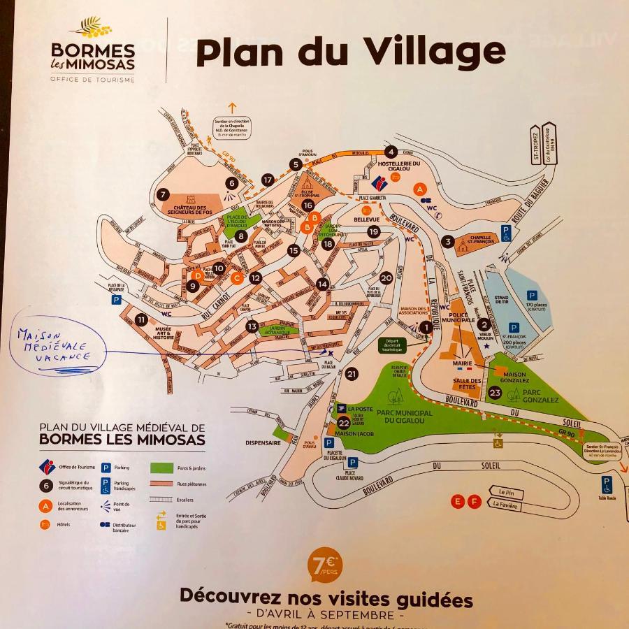 Maison De Vacances Medievale Bormes-Les-Mimosas Village Εξωτερικό φωτογραφία